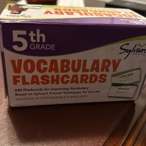 Sylvan learning vocabulary flashcards